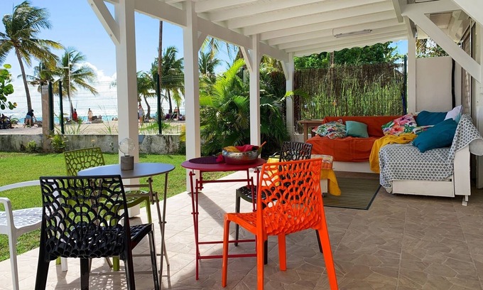 Sainte-Anne Apartamento | "El eco de las olas". T2 pies en el agua!