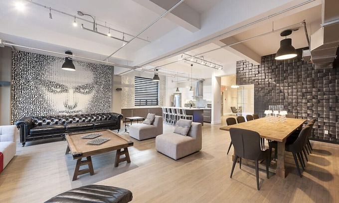 Downtown Montreal Apartamento | El Ejecutivo Loft | Loft de 4 suites en el hotel Holland, en el centro