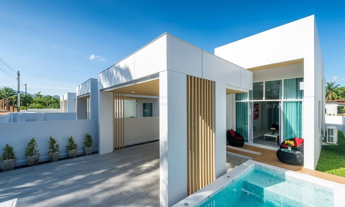 Krabi Villa | The Garnet Light Pool Villa Aonang Krabi ,Cozy 3BR Pool Villa, 5 mins to beach