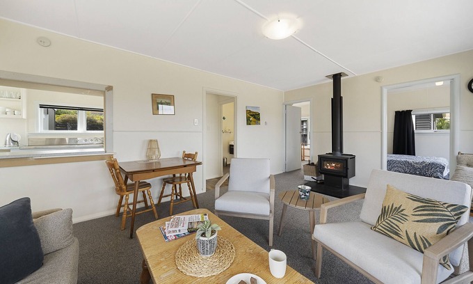 Paraparaumu Cabaña | La trucha verde - Paraparaumu Beach Holiday Home