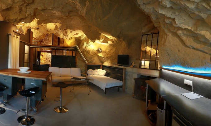 Noyers-sur-Cher Casa | La gruta del molino.