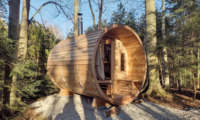 Bluewater Cabaña | the Hideaway - King Bed! *Wood Fired Sauna* - Private Lake Access
