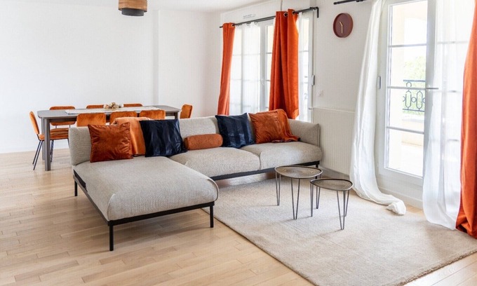Puteaux Apartamento | "The Home" 15 min from Paris, Free parking