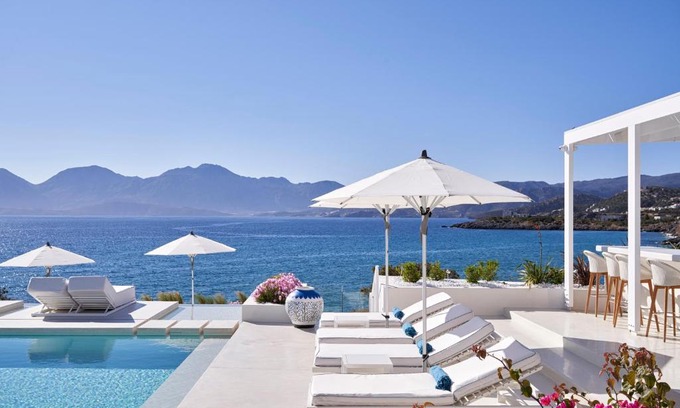 Almyros Hotel | The Island Concept Luxury Boutique Hotel Heated Pool