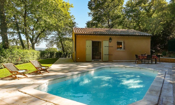 Saint-Paul-Trois-Chateaux Chalet De Esquí | The Little House on the Hill with Pool and Petanque Court – Drôme Provençale