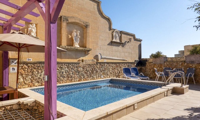 San Lawrenz Villa | The Lavender House - Dos Habitaciones Villa, Capacidad 6