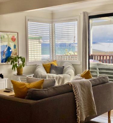 Primrose Sands Casa | The Lazy Fig - Ocean Views, Orchard & Pizza Oven