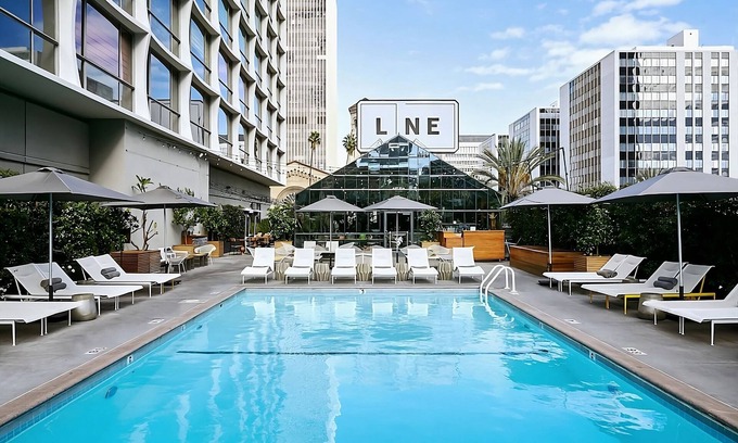 Wilshire Center Hotel | The LINE Hotel Los Angeles, 2x Double Rooms, Pet-friendly, Outdoor Pool!