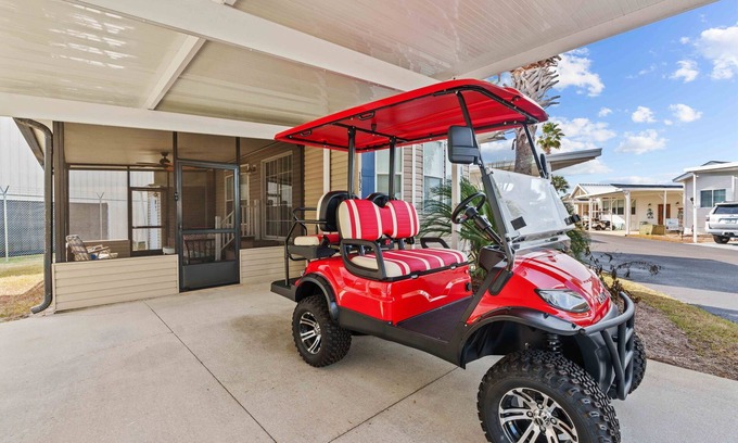 Upper Grand Lagoon Casa | The Little Love Bug: 2-pup friendly, golf cart, screened porch, near beach/pool