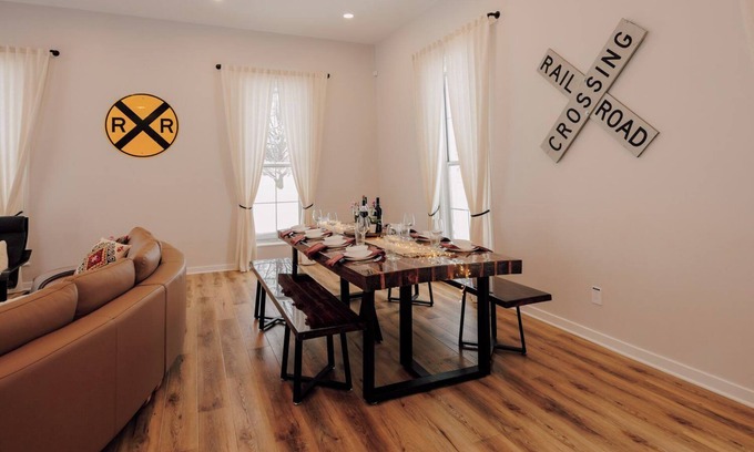Mancelona Casa | The Mancelona Train Depot - A Historic Landmark Transformed into a Cozy Retreat!