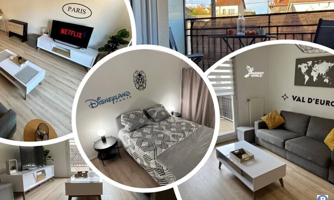 Meaux Apartamento | The Meaux' sleeps. T2 . Parking / Wifi - Near Disney / PARIS