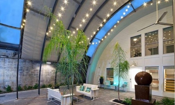 Bywater Casa | The Moon - Quonset Hut Vacation Rental Heated Pool