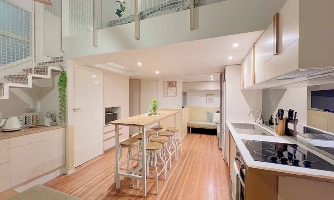 Brisbane Central Business District Apartamento | The New Yorker Loft | Brisbane CBD | Sleeps 5