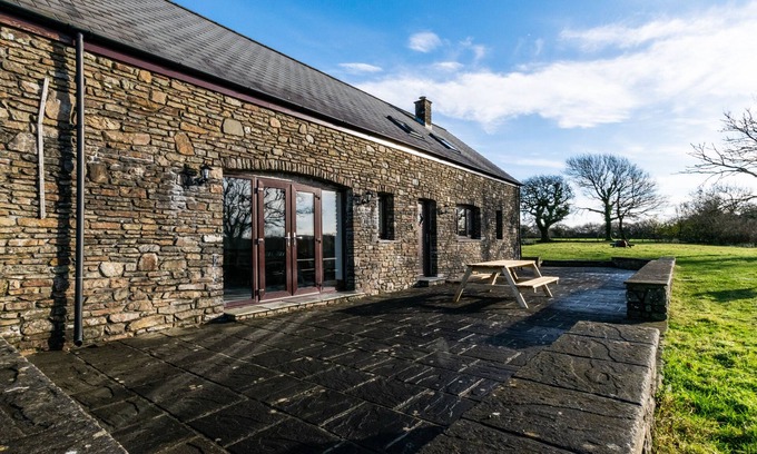 Llanrhidian Casa | The Old Barn - Tres Habitaciones Casa, Capacidad 6