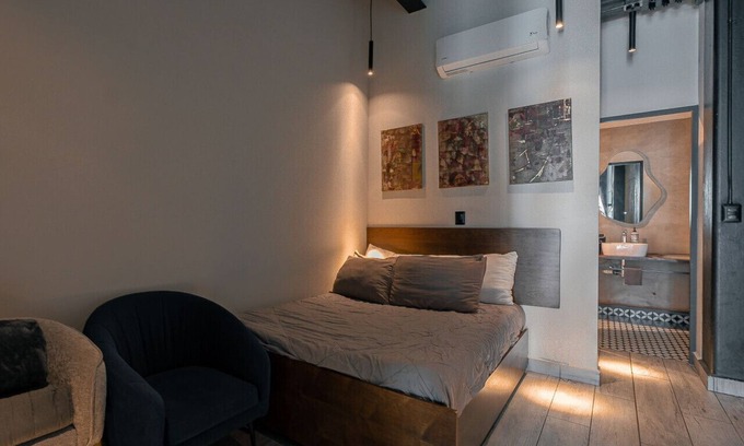 Benito Juarez Apartamento | The Palm Loft 3 – Confort Moderno con Cocina Equipada