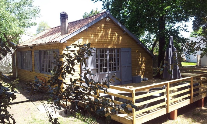 Meschers-sur-Gironde Chalet De Esquí | En un parque cerrado, cerca de ROYAN "La Palombiére", espacio y calma, playa a 150m.