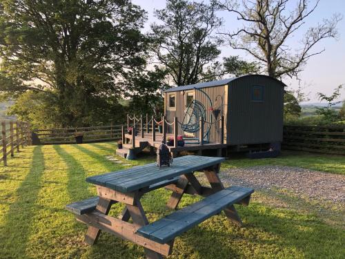 Corwen Casa | The Peacock Shepherds Hut at Hafoty Boeth