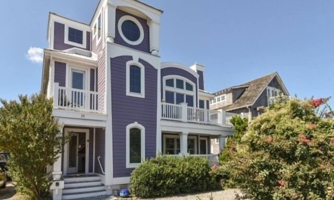 Bethany Beach Casa | The Purple House 7 BR in Bethany Beach