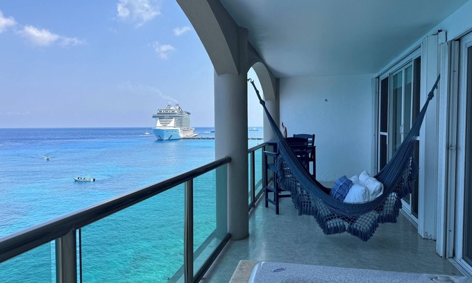 Colonia Andres Condominio | The Queen of Cozumel Coastal Crown 👑 Ocean Front Luxury Condo, DOWNTOWN LOCATION