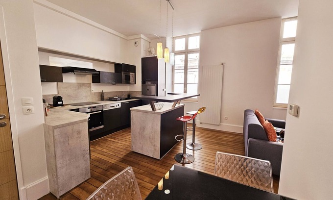 Angouleme Apartamento | Apartamento-Apartamento-Baño privado con bañera