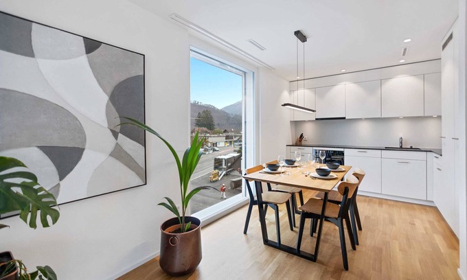 Balsthal Apartamento | The R Apartment Passwang, Gym, Balkon, Parking