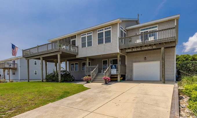 Sandbridge Casa | The Real Thing II - 6 bedroom semi-oceanfront with pool