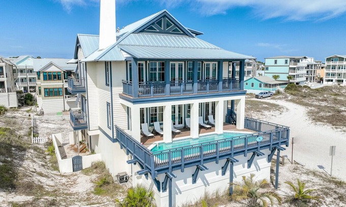 Grayton Beach Casa | The Rock - Gulf Front - Gulf Side Private Pool-Unsurpassed Views-Coming Soon!