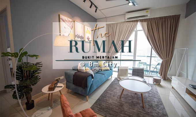 Bandar Perda Apartamento | The Rumah @ BM City 3 habitaciones (vista a la montaña)