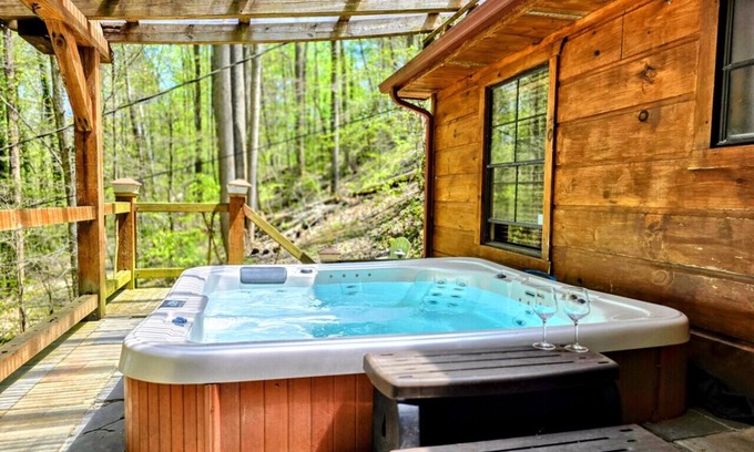 Townsend Cabina | The Skinner’s Cabin: Hot Tub, Fireplace & Grill!