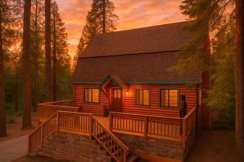 Sierra Cedars Casa | The Stew Cabin Cozy Escape Fireside Memories