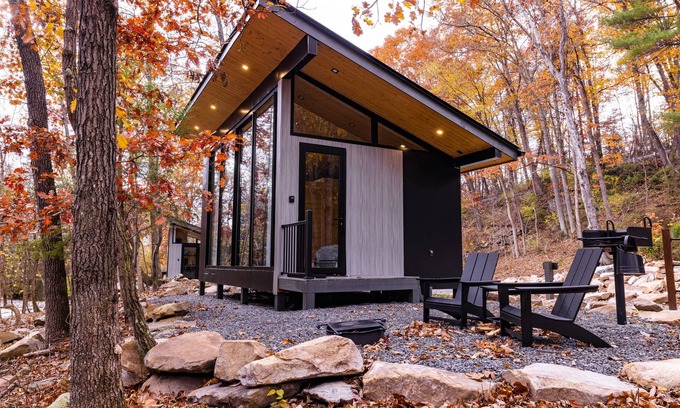 Peterstown Cabina | The View Glass Cabin at Four Fillies Lodge