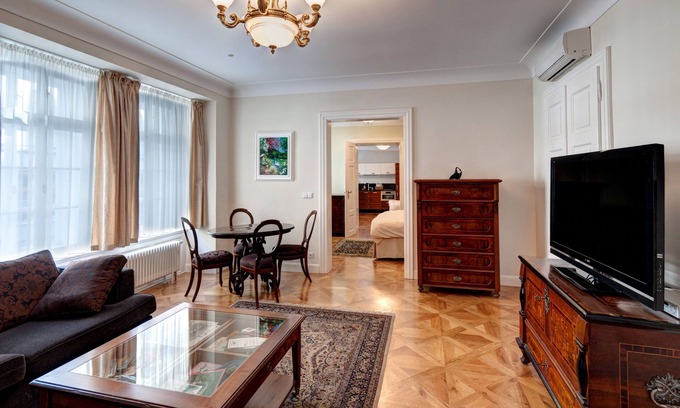 Josefov Apartamento | White Swan - Old Town Habitación doble de lujo Ap. con aire acondicionado, calle tranquila
