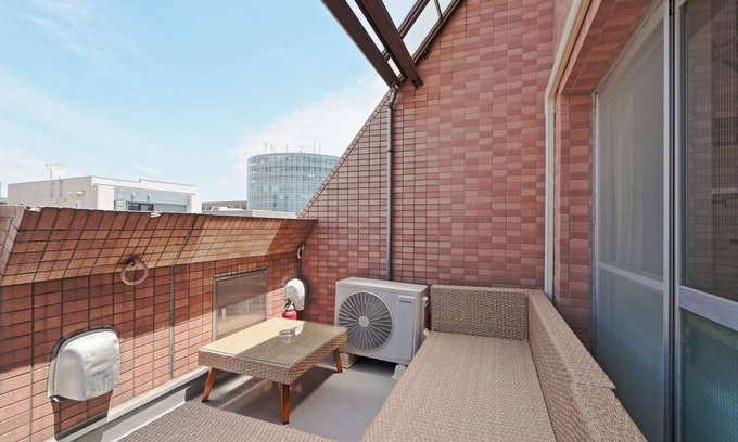 Sendagaya Apartamento | There are 1 bed room with 2 double beds