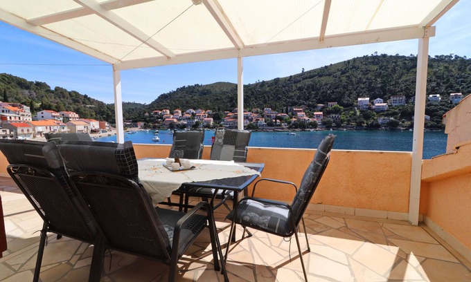 Brna Apartamento | Apartamento de tres habitaciones en la playa Brna, Korcula (A-4463-b)