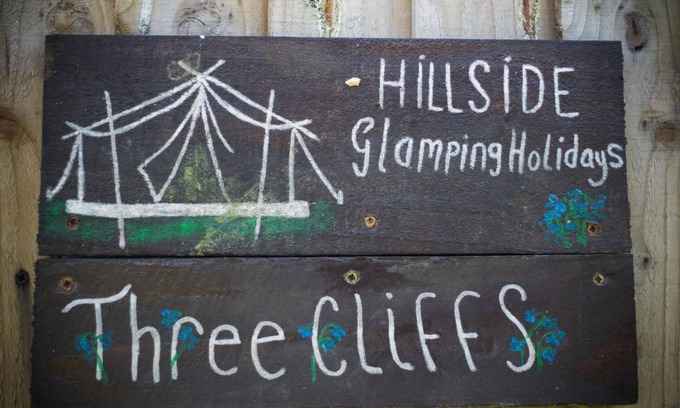 Llangennith Alquiler De RV | Three Cliffs - Safari Glamping Tent - Llangennith