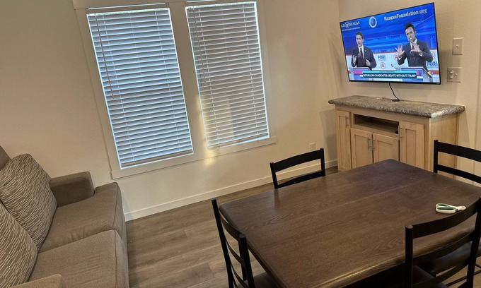 New Caney Cabaña | Tiny Home Big Amenities: pool/hot tub, laundry, camp store, near Houston
