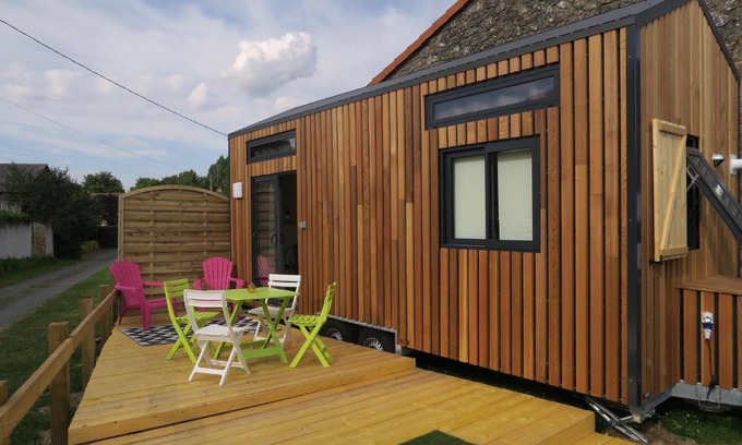 Yzernay Chalet De Esquí | Tiny House à 30 min du Puy du Fou jusqu'à 6 personnes