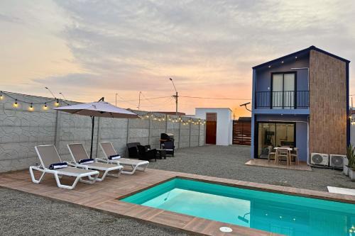 Punta Negra Casa | Tiny House con Piscina Privada, Jacuzzi, Parrilla y Starlink