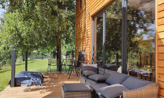 Buhlau Apartamento | Tiny House mit einer großen Terrasse in der Naehe von Dresden