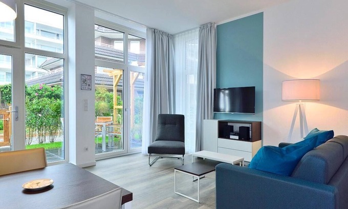Wangerooge Apartamento | Tolles Apartment am Inselstrand mit Sonniger Terrasse - Meeresrauschen Inklusive