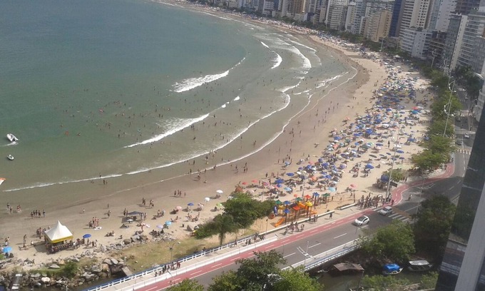 Centro Apartamento | ¡Ajuste superior, con la mejor vista de Balneário Camboriú, con garaje!