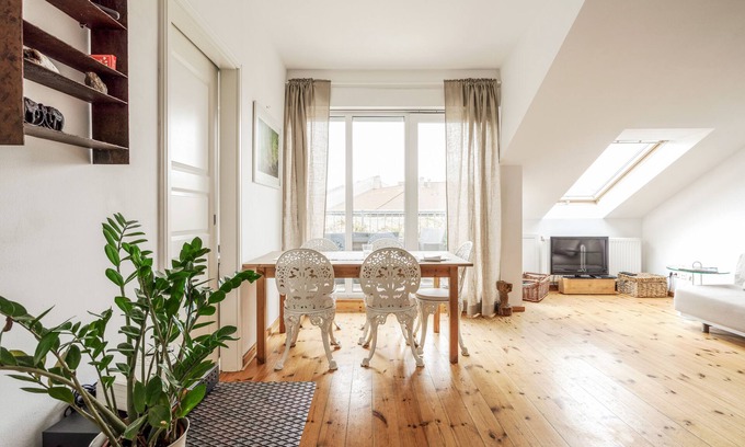Mitte Apartamento | Ático en Zionskirchplatz con 2 terrazas, centro, Prenzlauer Berg