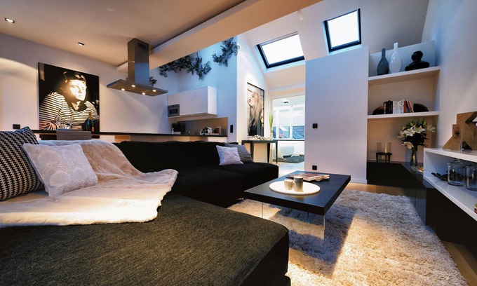 Chatelain Apartamento | Apartamento Loft en el último piso en el área de Louise-Châtelain