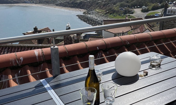 Runswick Bay Cabaña | Top Gallant Cottage Runswick Bay Cottage con excelentes vistas al mar - con WiFi
