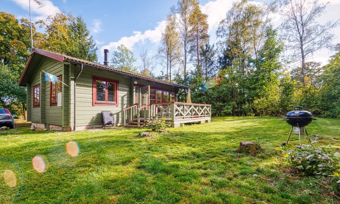 Traryd Casa | Top!hyggestuga PIO Seenähe +strand, Kamin, Sauna, Wlan, Fahrräder, Angelkarte uv