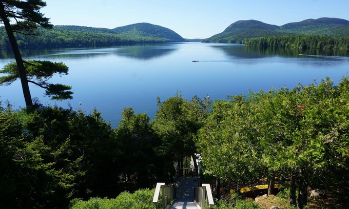 Mount Desert Casa | Top O 'The Ridge - Privado, Long Pond, Acadia, frente al lago con vista espectacular