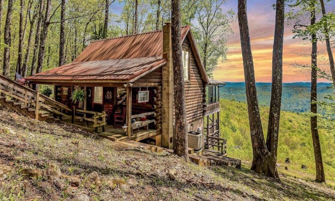 Purlear Cabina | Top of the Lump Cabin with Spectacular Views