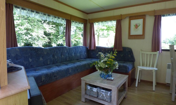 Gouvets Casa | Casa móvil en bosque con jardín, cerca del Tour