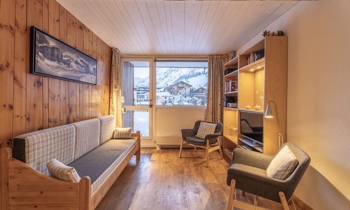 Val-d'Isere Apartamento | VISTAS AL CENTRO DEL PUEBLO, PARKING PRIVADO, TERRAZA EN EL TECHO