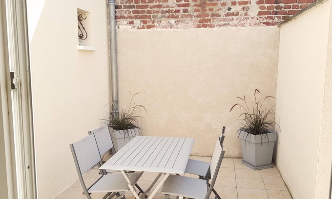 Rang-du-Fliers Casa | Town house for 4 people with closed parking near Berck, Le Touquet